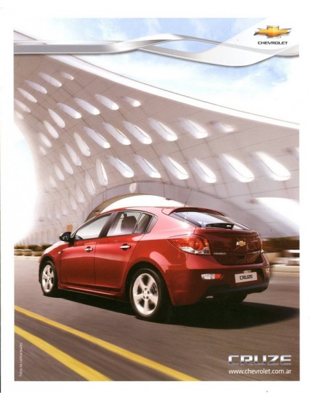 2013 CHEVROLET CRUZE BROCHURE SPAANS (ARGENTINIË)
