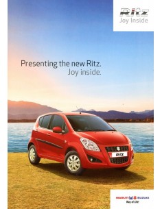 2014 MARUTI SUZUKI RITZ BROCHURE ENGELS