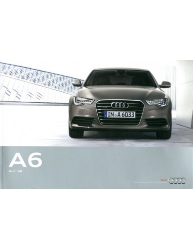 2014 AUDI A6 LIMOUSINE BROCHURE ENGELS (INDIA)