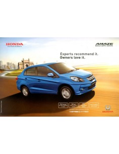 2013 HONDA AMAZE BROCHURE ENGELS (INDIA)