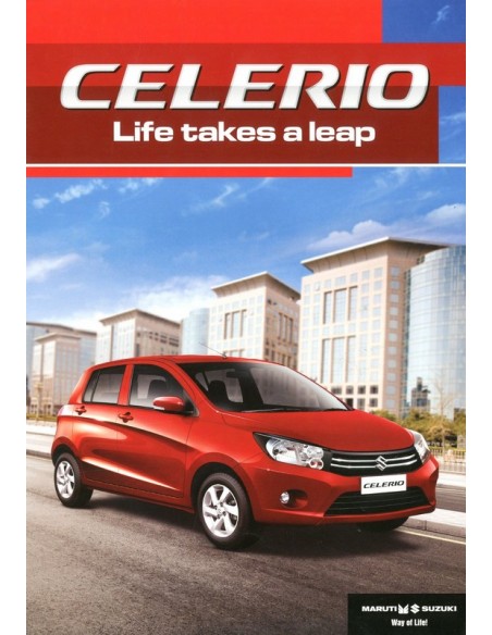 2014 MARUTI SUZUKI CELERIO BROCHURE ENGELS