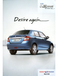 2014 SWIFT DZIRE MARUTI SUZUKI DZIRE TOUR BROCHURE ENGELS