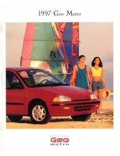 1997 GEO METRO BROCHURE ENGELS