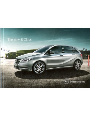 2013 MERCEDES BENZ B KLASSE BROCHURE ENGELS (INDIA)