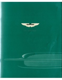 2001 ASTON MARTIN DB7 VANTAGE BROCHURE DUITS