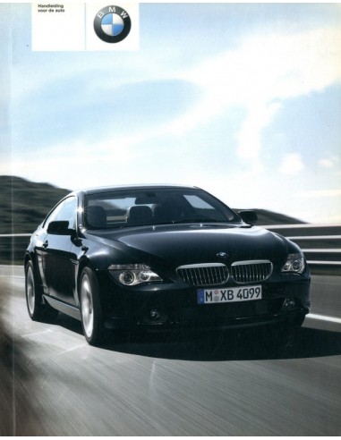 2003 BMW 6 SERIES OWNERS MANUAL DUTCH