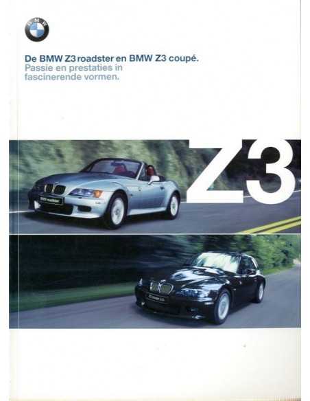 2000 BMW Z3 ROADSTER & COUPE BROCHURE NEDERLANDS