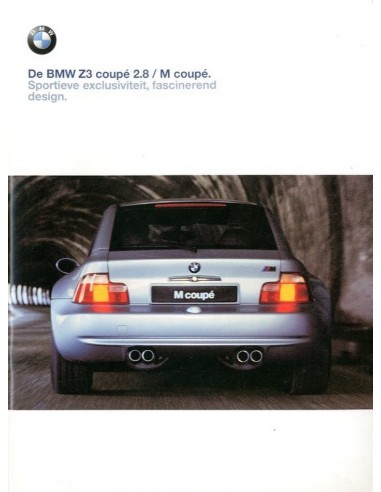 1998 BMW Z3 COUPE BROCHURE NEDERLANDS