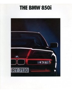 1992 BMW 8 SERIE COUPE BROCHURE ENGELS