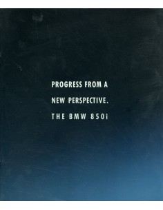 1989 BMW 8 SERIE COUPE BROCHURE ENGELS