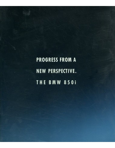1989 BMW 8 SERIE COUPE BROCHURE ENGELS