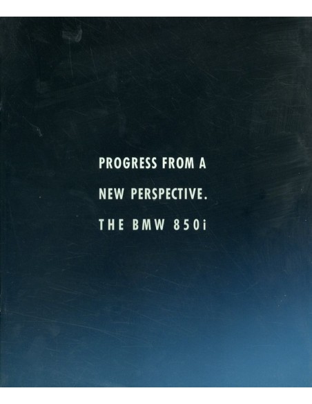 1989 BMW 8 SERIE COUPE BROCHURE ENGELS