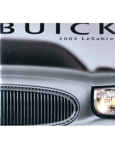 2003 BUICK LESABRE BROCHURE ENGELS