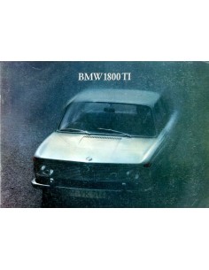 1965 BMW 1800 TI BROCHURE DUITS