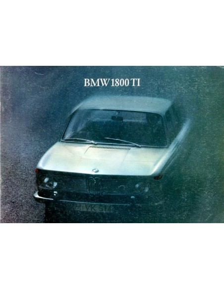 1965 BMW 1800 TI BROCHURE DUITS