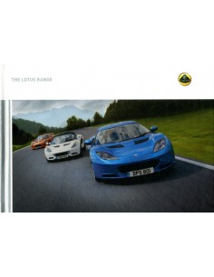 2010 LOTUS PROGRAMMA BROCHURE DUITS FRANS