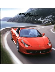 2011 FERRARI 458 SPIDER HARDCOVER BROCHURE 4056/11