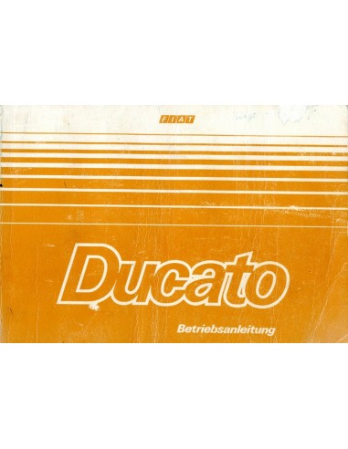 1984 FIAT DUCATO INSTRUCTIEBOEKJE DUITS