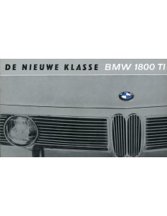 1964 BMW 1800 TI BROCHURE NEDERLANDS