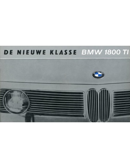 1964 BMW 1800 TI BROCHURE NEDERLANDS