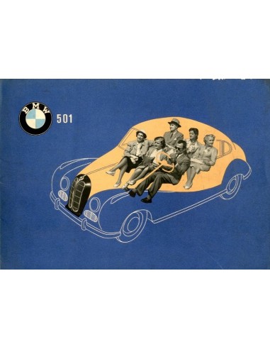 1953 BMW 501 BROCHURE FRANS