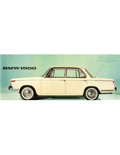 1962 BMW 1500 BROCHURE NEDERLANDS