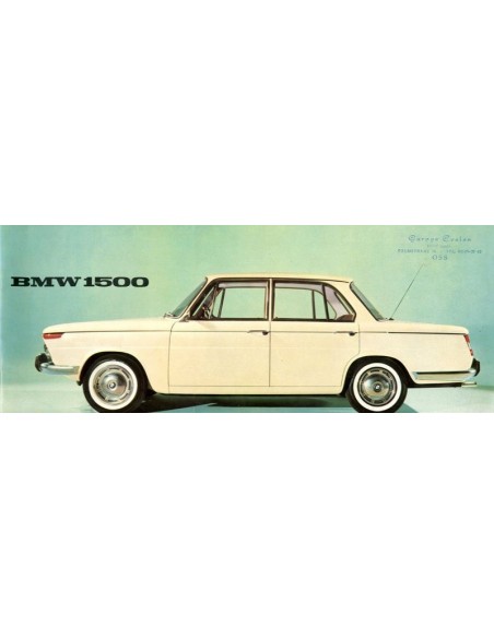 1962 BMW 1500 BROCHURE NEDERLANDS