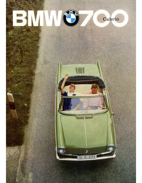 1962 BMW 700 CABRIO BROCHURE DUITS