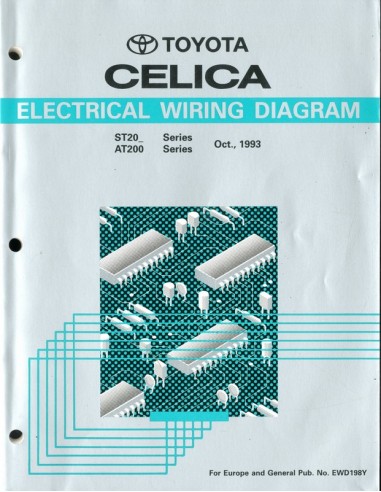 1994 TOYOTA CELICA ELECTRIC WIRING DIAGRAM ENGLISH
