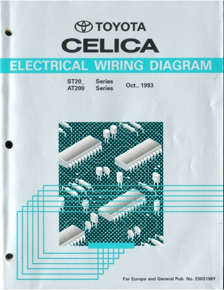 1994 TOYOTA CELICA ELECTRIC WIRING DIAGRAM ENGLISH