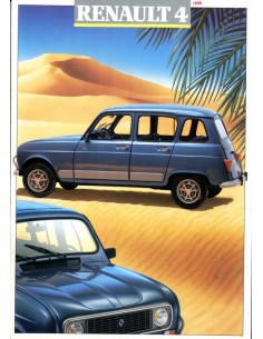 1988 RENAULT 4 BROCHURE FRANS