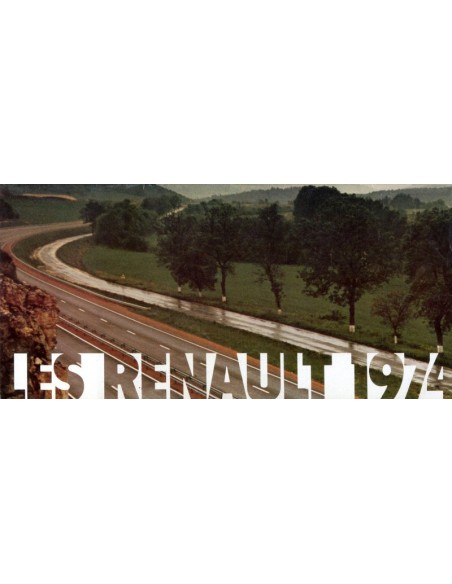 1974 RENAULT PROGRAMMA BROCHURE FRANS