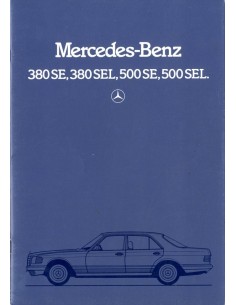 1984 MERCEDES BENZ S KLASSE BROCHURE DUITS