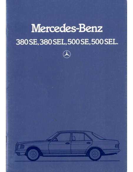 1984 MERCEDES BENZ S KLASSE BROCHURE DUITS