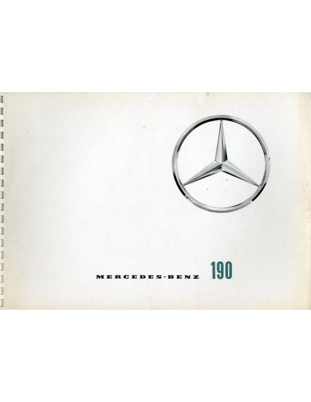 1963 MERCEDES BENZ 190 190D  BROCHURE DUITS