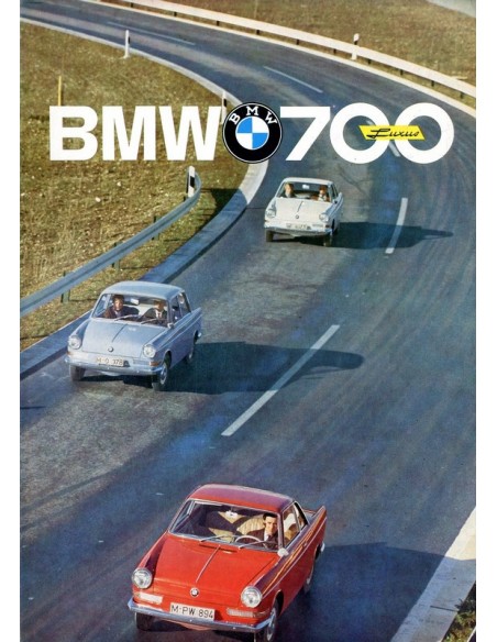 1962 BMW 700 LUXUS BROCHURE NEDERLANDS