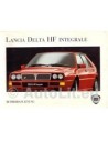 1993 LANCIA DELTA HF INTEGRALE INSTRUCTIEBOEKJE DUITS