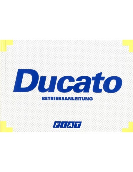 2000 FIAT DUCATO INSTRUCTIEBOEKJE DUITS