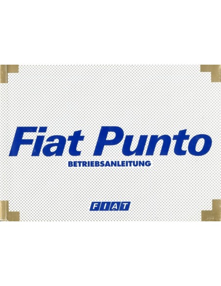 2001 FIAT PUNTO INSTRUCTIEBOEKJE DUITS