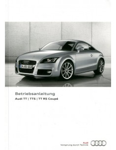 2013 AUDI TT TTS RS COUPE INSTRUCTIEBOEKJE DUITS