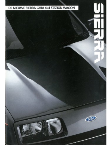 1986 FORD SIERRA BROCHURE NEDERLANDS