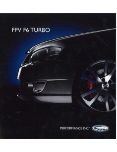 2007 FORD FPV FP TURBO FORCE BOSS V8 BROCHURE ENGELS 2