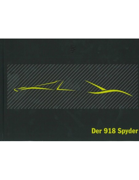 2012 PORSCHE 918 SPYDER HARDCOVER BROCHURE DUITS