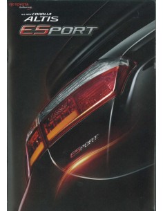 2014 TOYOTA COROLLA ALTIS ECOSPORT BROCHURE THAIS
