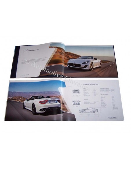 2015 MASERATI GRANCABRIO MC HARDCOVER BROCHURE ENGELS