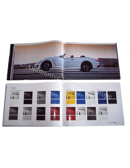 2015 MASERATI GRANCABRIO MC HARDCOVER BROCHURE ENGELS