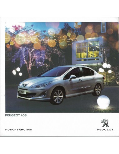 2014 PEUGEOT 408 BROCHURE THAIS