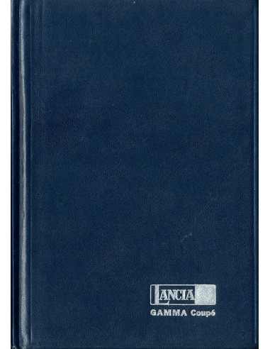 1977 LANCIA GAMMA COUPE HARDCOVER INSTRUCTIEBOEKJE DUITS
