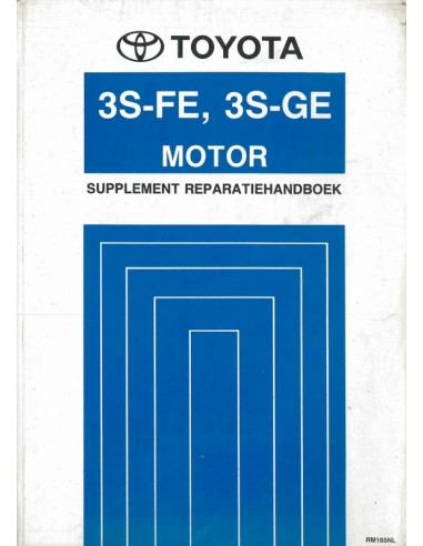 1990 TOYOTA MR2 3S-FE 3S-GE MOTOR WERKPLAATSHANDBOEK NEDERLANDS