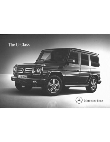 2013 MERCEDES BENZ G KLASSE BROCHURE THAIS
